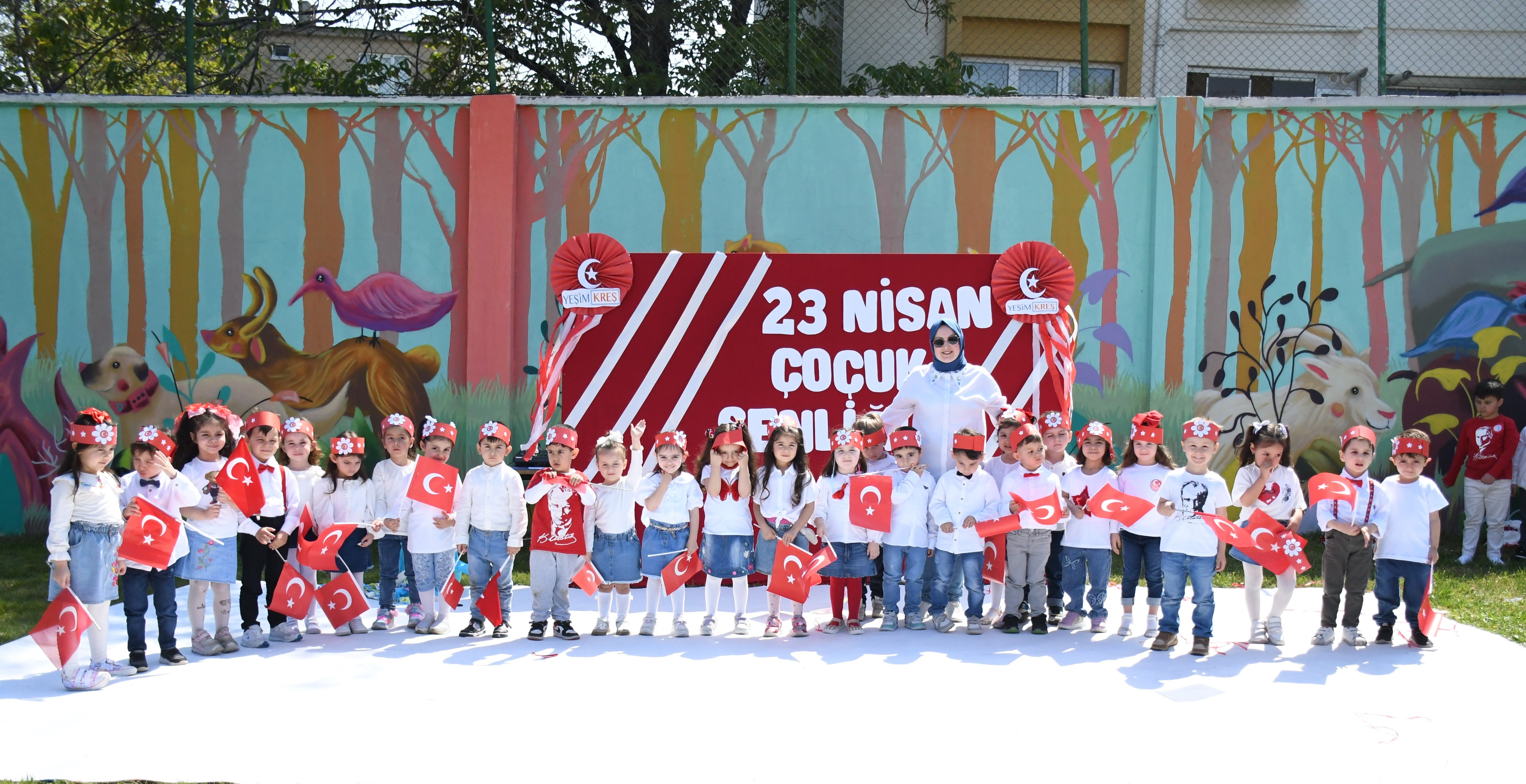 Yeşim Kreş’te 23 Nisan Coşkusu