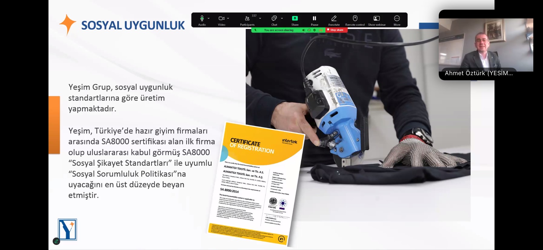 İTHİB Eğitim Serisine Yeşim Grup Katkısı